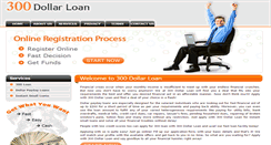 Desktop Screenshot of 300dollarloan.net